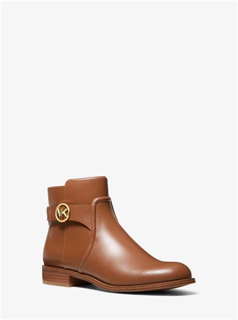 michael kors carmen faux leather ankle boot